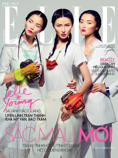 Sung Hee Kim, Wang Xiao & Jay Shin for Elle Vietnam March...