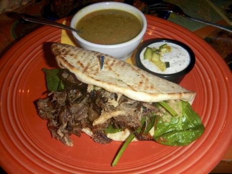 Tandori Lamb with Lentil Soup