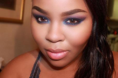 Blue and Purple Smokey Eye