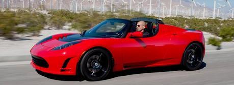 The Tesla Roadster, launched in 2008, has a range of 244 mi (393 km).