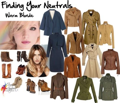 Finding your neutrals - warm blonde
