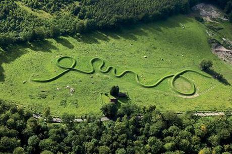 Maya Lin earthwork.