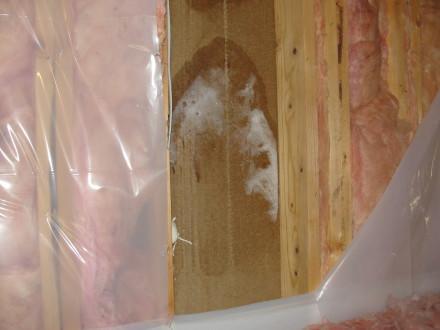 Frost at basement wall