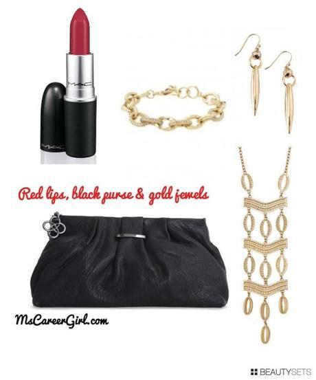 Beautysets - Red, Black, Gold