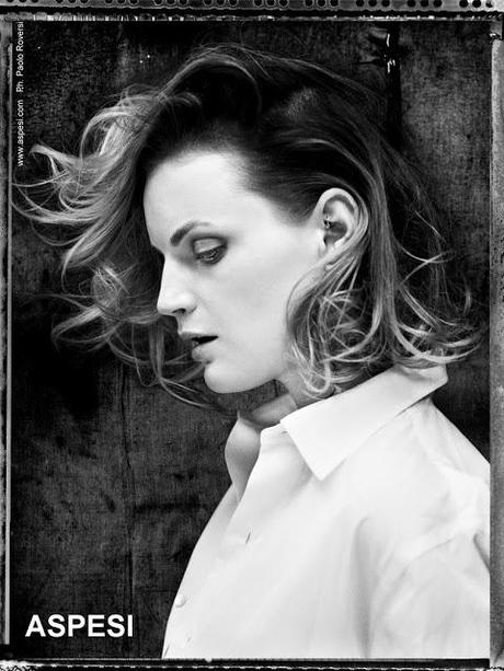 NATALIA VODIANOVA, GUINEVERE VAN SEENUS, STELLA TENNANT AND SASKIA DE BRAUW POSE FOR PAOLO ROVERSI IN ASPESI SPRING 2013 CAMPAIGN