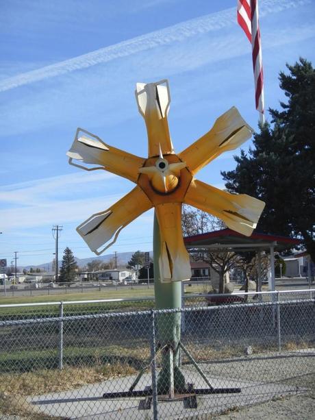 Roadside Attraction: Flower Made of Bombs