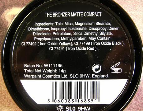 W7 Matte Bronzer