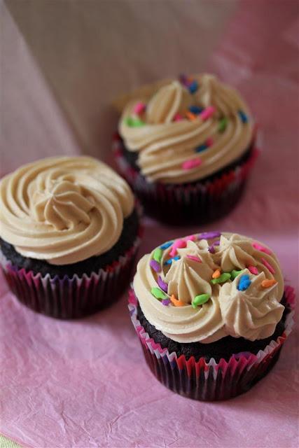 Vegan Chocolate Cupcakes with Mocha Frosting