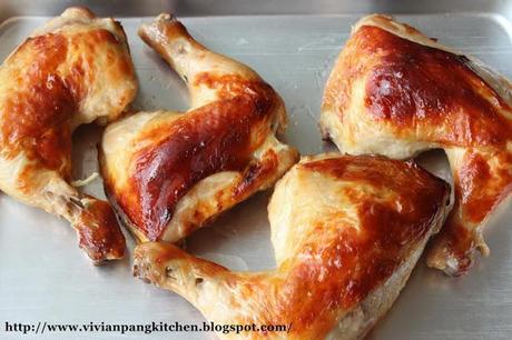 Crispy Skin Roasted Chicken Thighs