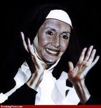 NancyPelosiAsNun