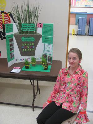 Brailey's Fifth Grade Science Fair Project - Green Growing Grass