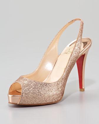 Christian Louboutin Wedding Shoes, christian louboutin no prive glitter, louboutin glitter