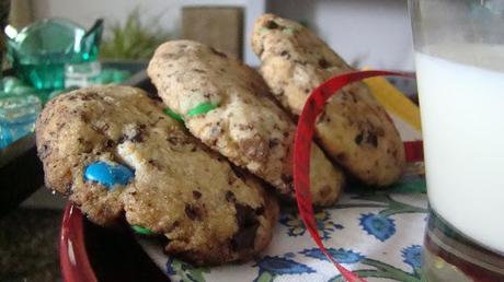 Whole Wheat Chocolate Chip Cookies with Candy