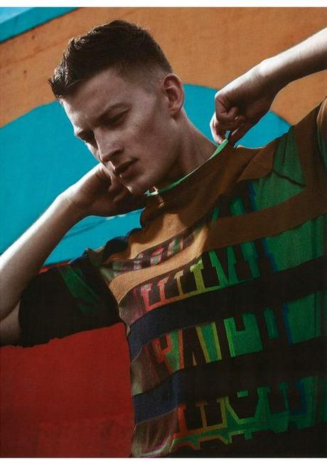 Bastian Thiery for Numéro Homme styled in Dolce & Gabbana,...
