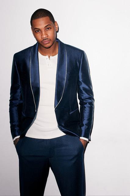 New York Knicks star, Carmelo Anthony covers WSJ. Magazine April...