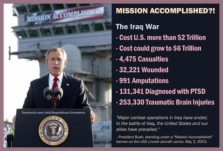 Bush and Cheney LIED, a lot of people died -- and we're all paying for their lies, and will be for decades