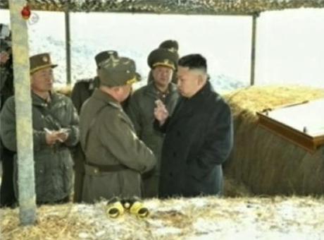 Kim Jong Un evaluates and issues instructions after live fire anti-aircraft drills (Photo: KCTV screengrab)