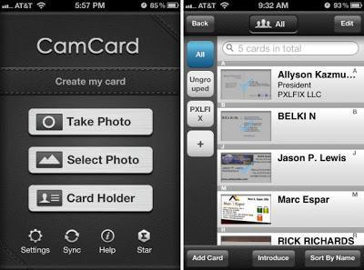 4 Apps For Organizing Your Business Cards