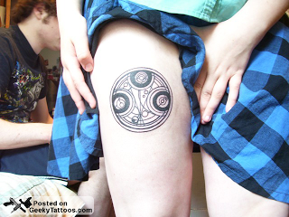 Gallifrey tattoo, Doctor Who