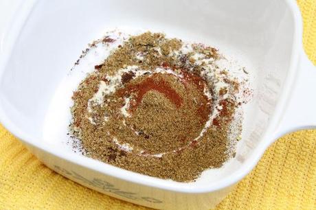 on homemade taco seasoning...