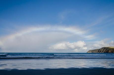 rainbow over bridgewater bay