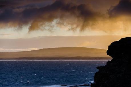 sunrise over ocean at descartes bay