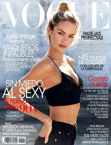 Cover- Candice Swanepoel by Mariano Vivanco for Vogue Spain April 2013