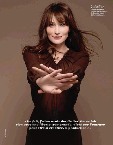 Carla Bruni Sarkozy by Kate Barry for Elle France March 2013  3