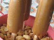 Peanut Butter Chocolate Dipped Banana Popsicles