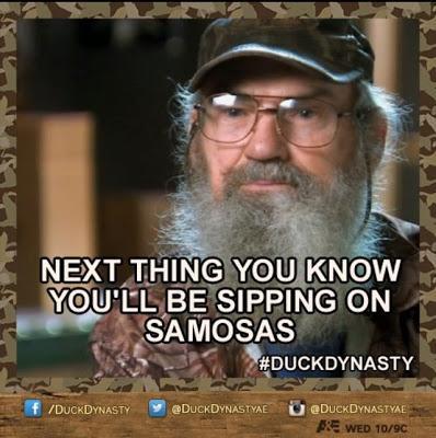 Sippin on Samosas with Uncle Si