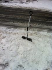 Shovel in Snow