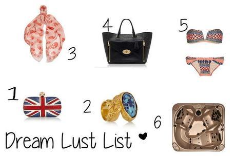 Dream Lust List