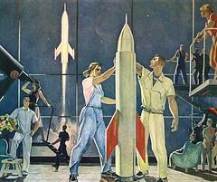 Alexander Deineka, Conquerors of Space, 1961