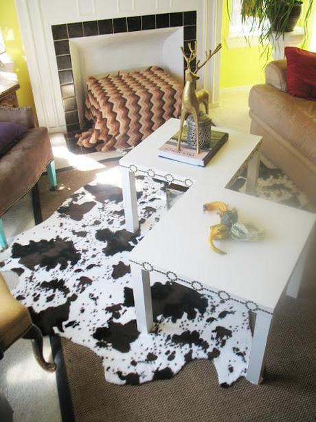 Faux cowhide