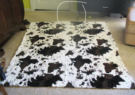 Faux cowhide