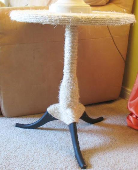 Rope wrapped table