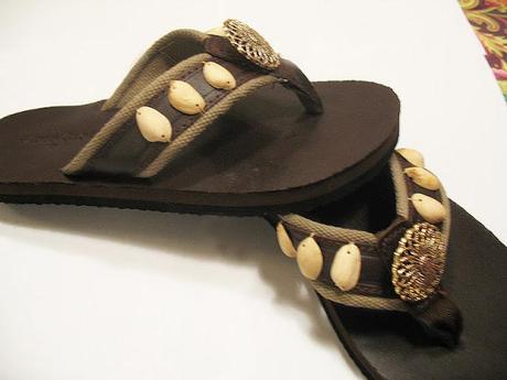 Embellished sandals