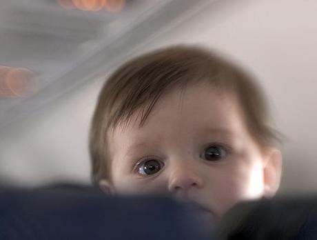 Baby on plane