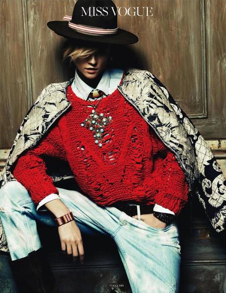 Kasia Struss by Knoepfel & Indlekofer for Vogue Paris April 2013