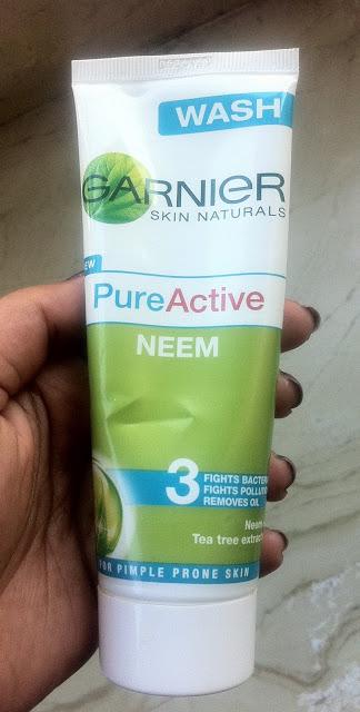 Garnier Skin Naturals Pure Active Neem Face Wash - Review
