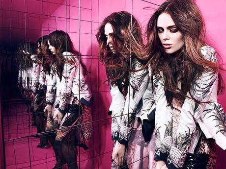 COCO ROCHA FOR HUNGER MAGAZINE IN A CAVALLI FASHION FILM
