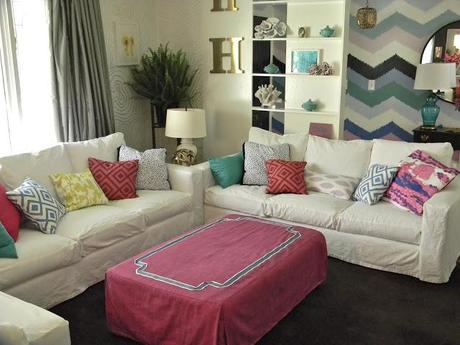 Real Life: White Slipcovers-keeping it clean.