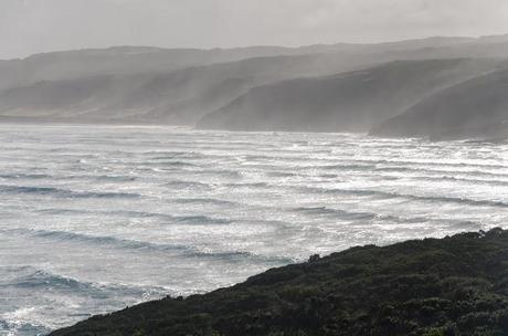 sea mist over cliff tops