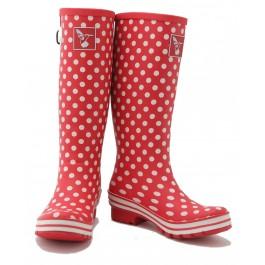 Evercreatures Red Spot Wellies - click here for larger image