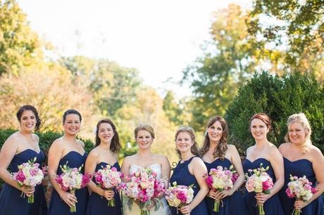 navy bridesmaids dresses