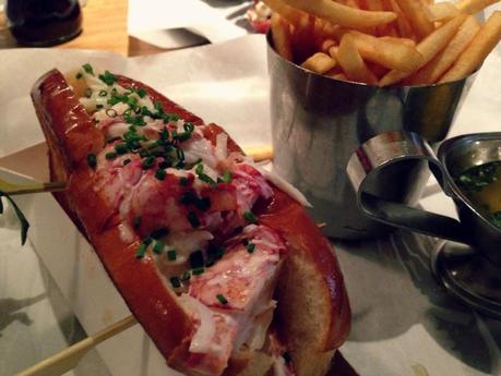 burger and lobster