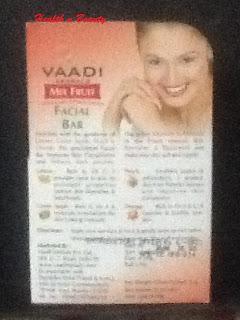 Vaadi Herbals Facial Bar-Mix Fruit with Lemon and Peach extract