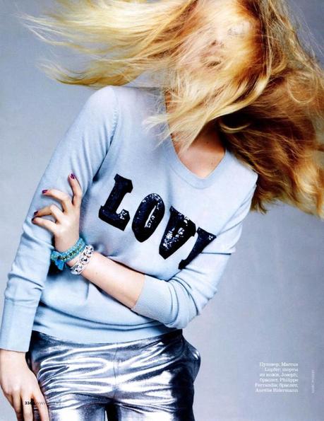 Anne Sophie Monrad by Marc Philbert for Elle Russia April 2013 4