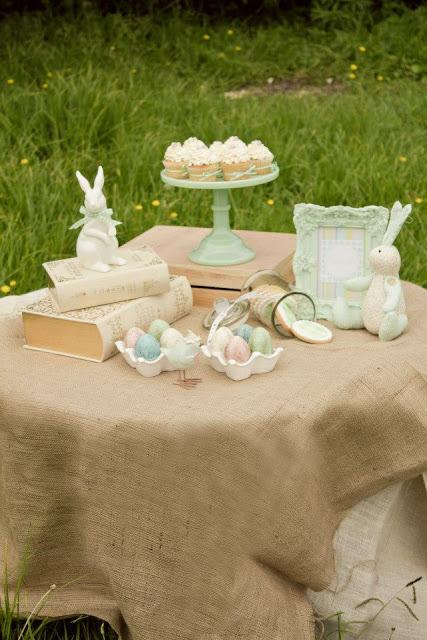 Easter Table by 3's A Party Candy Buffets and Party Supplies