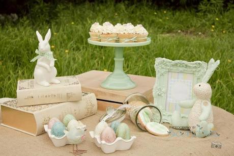 Easter Table by 3's A Party Candy Buffets and Party Supplies